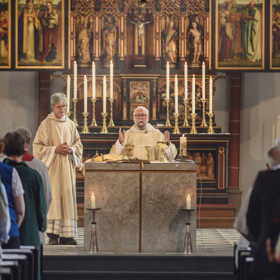 Goldenes Priesterjubiläum in Kranenburg: Michael Terhoeven feiert Festhochamt – „Du wolltest die Barmherzigkeit Gottes deutlich machen“