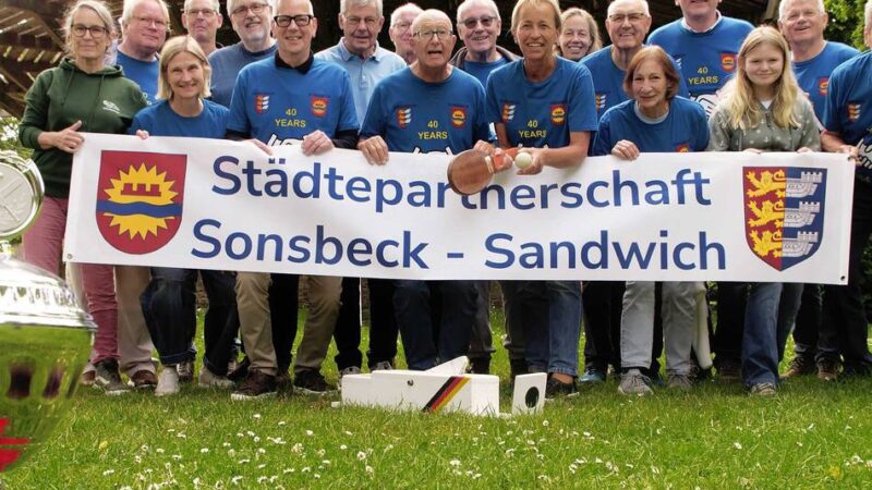 Deutsch-englische Partnerschaft: Sonsbeck verteidigt Wanderpokal gegen Sandwich