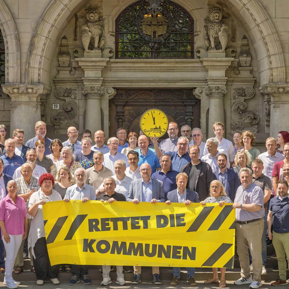 Aktionstag in Duisburg: Kommunen am Limit: Duisburg schlägt Alarm