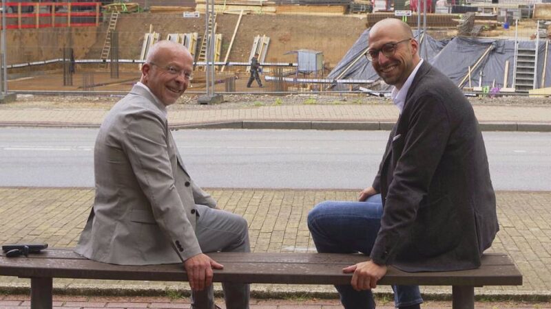 Baustelle in Alpens Ortskern: Wie der Bau am LindenQuartier voranschreitet