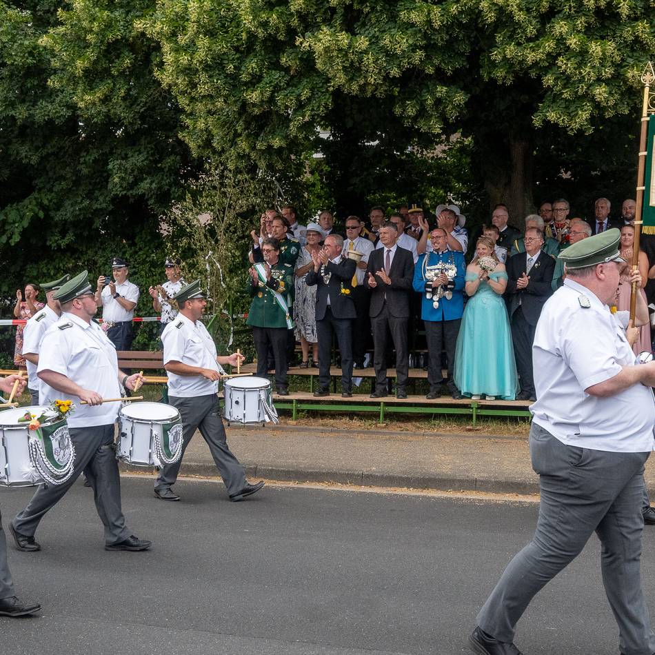 Schützenfest in Rosellerheide: „Die Temperaturen im Zelt waren noch erträglich“
