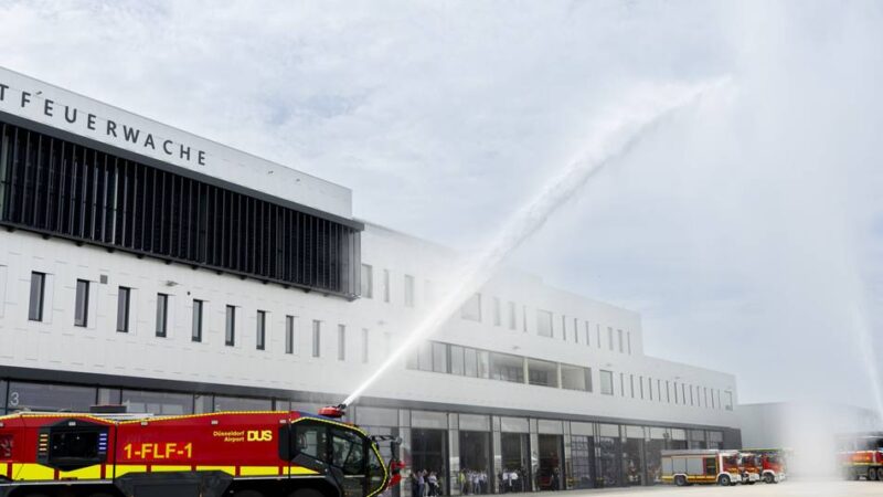 Eine der modernsten Wachen Europas: Flughafen Düsseldorf investiert 65 Millionen in neue Feuerwache