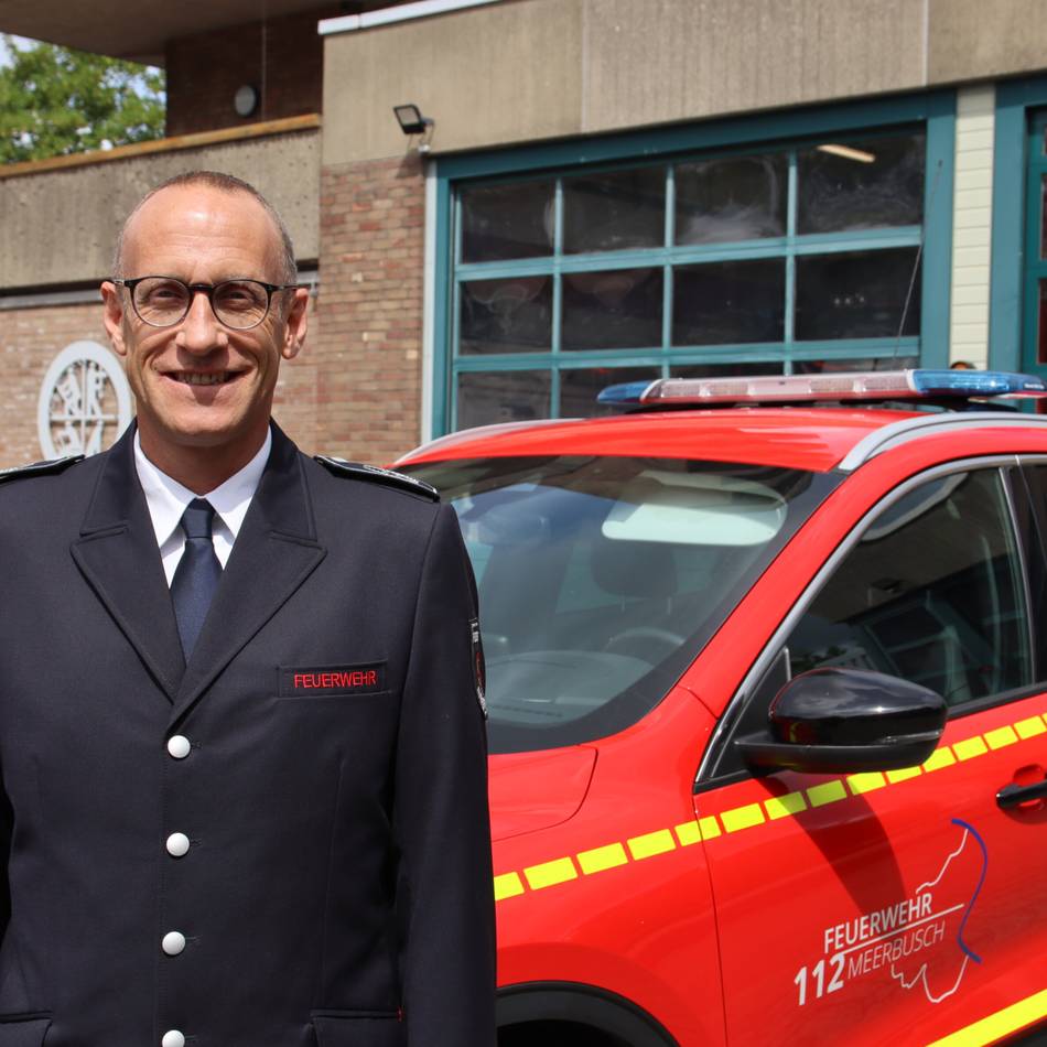 Neuer Leiter der Feuerwehr Meerbusch: „So etwas macht man in seinem Berufsleben nur einmal“