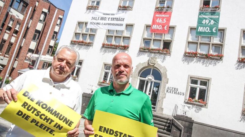 Finanzen in Grevenbroich: Rathaus fordert Finanz-Entlastung auch durch das Land