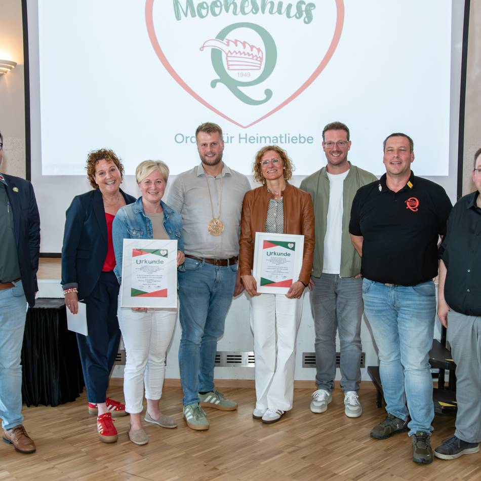 Möökeshüss-Orden in Uedem: Kids Games der FEG erhalten Heimatliebe-Orden