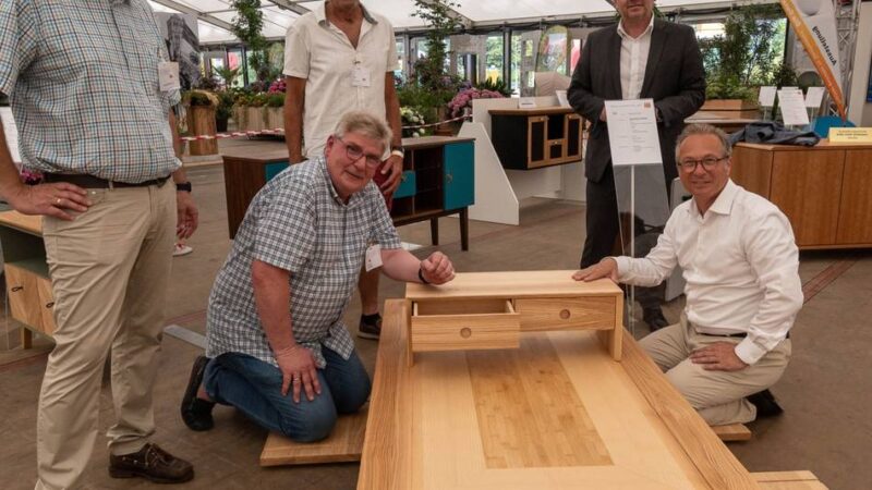 Ausstellung auf der Landesgartenschau: Neusser Tischler präsentieren ihre Gesellenstücke
