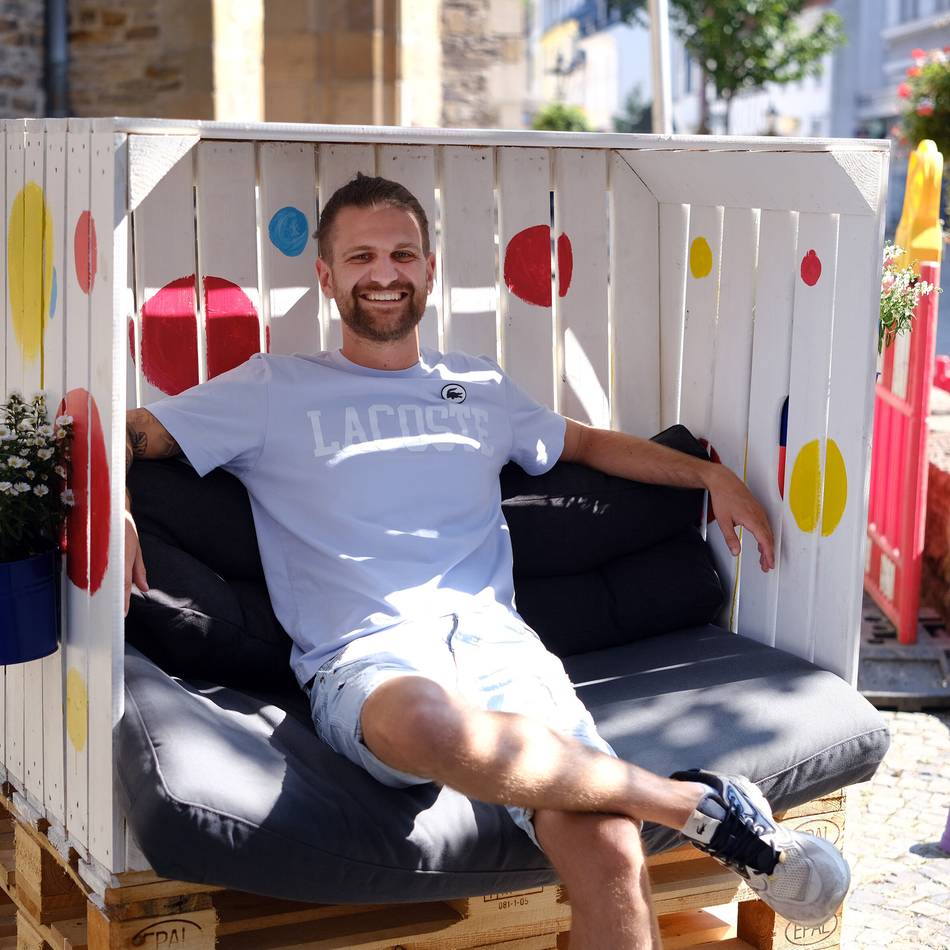 Sommer in Ratingen: Strandkörbe kehren zurück in die Innenstadt