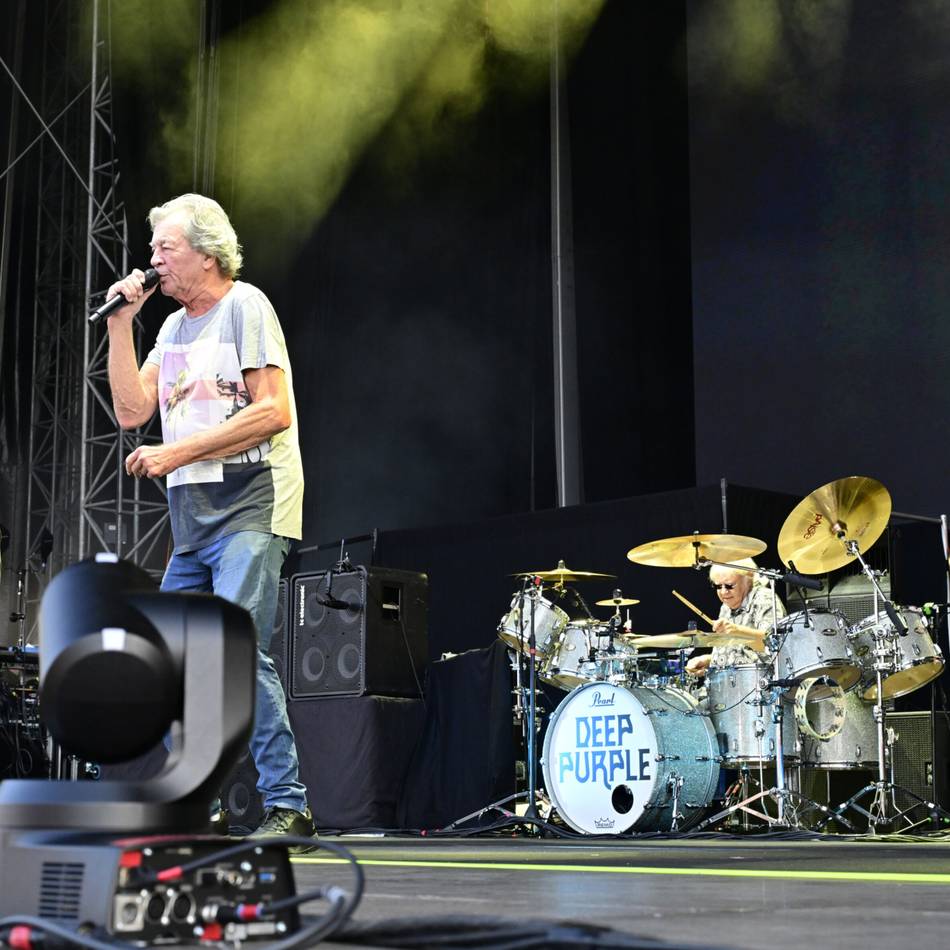 Rocklegenden im Sparkassenpark: Tausende Fans baden mit Deep Purple in alten Zeiten