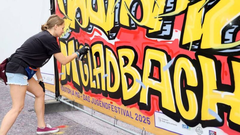 Youtopia in Mönchengladbach: Jugendfestival bringt Musik, Kunst und Aktionen in die Innenstadt