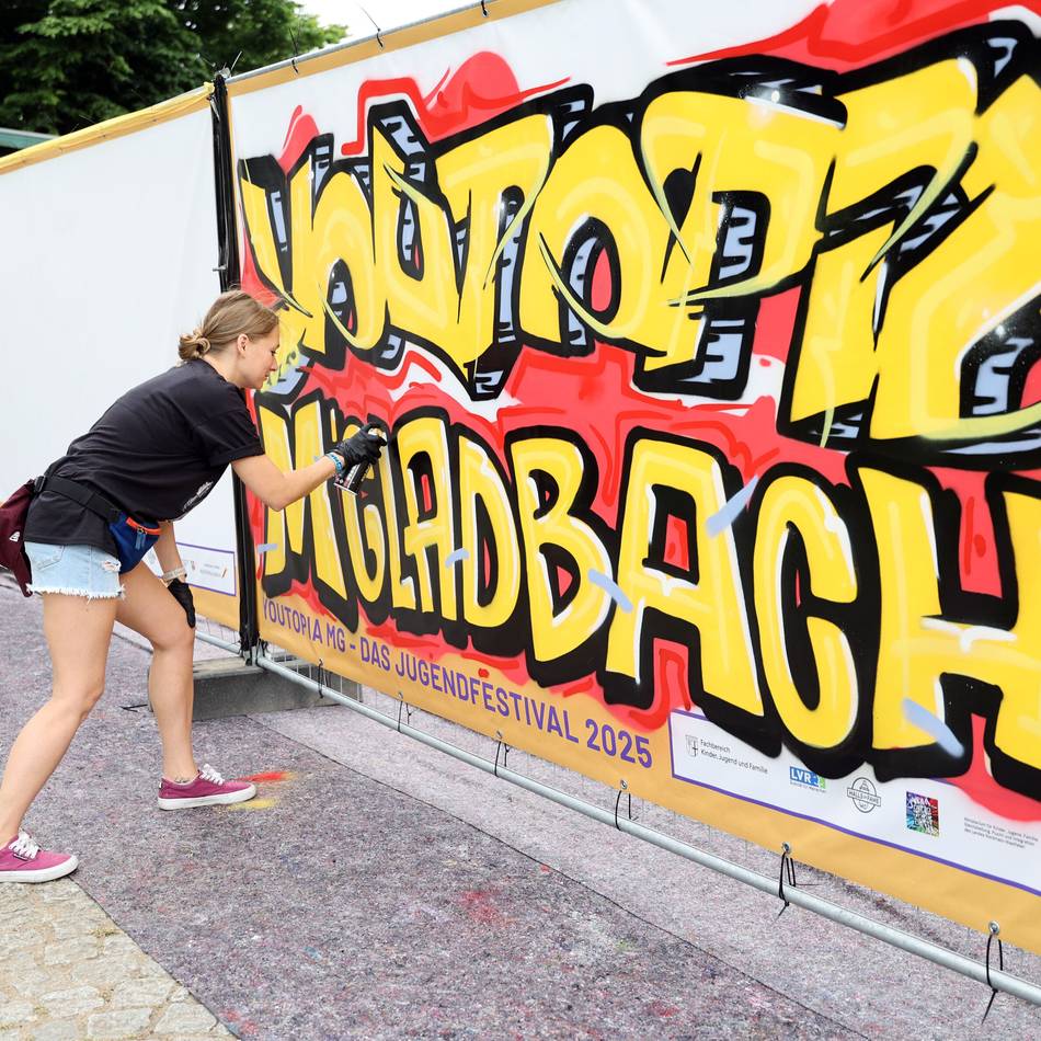 Youtopia in Mönchengladbach: Jugendfestival bringt Musik, Kunst und Aktionen in die Innenstadt