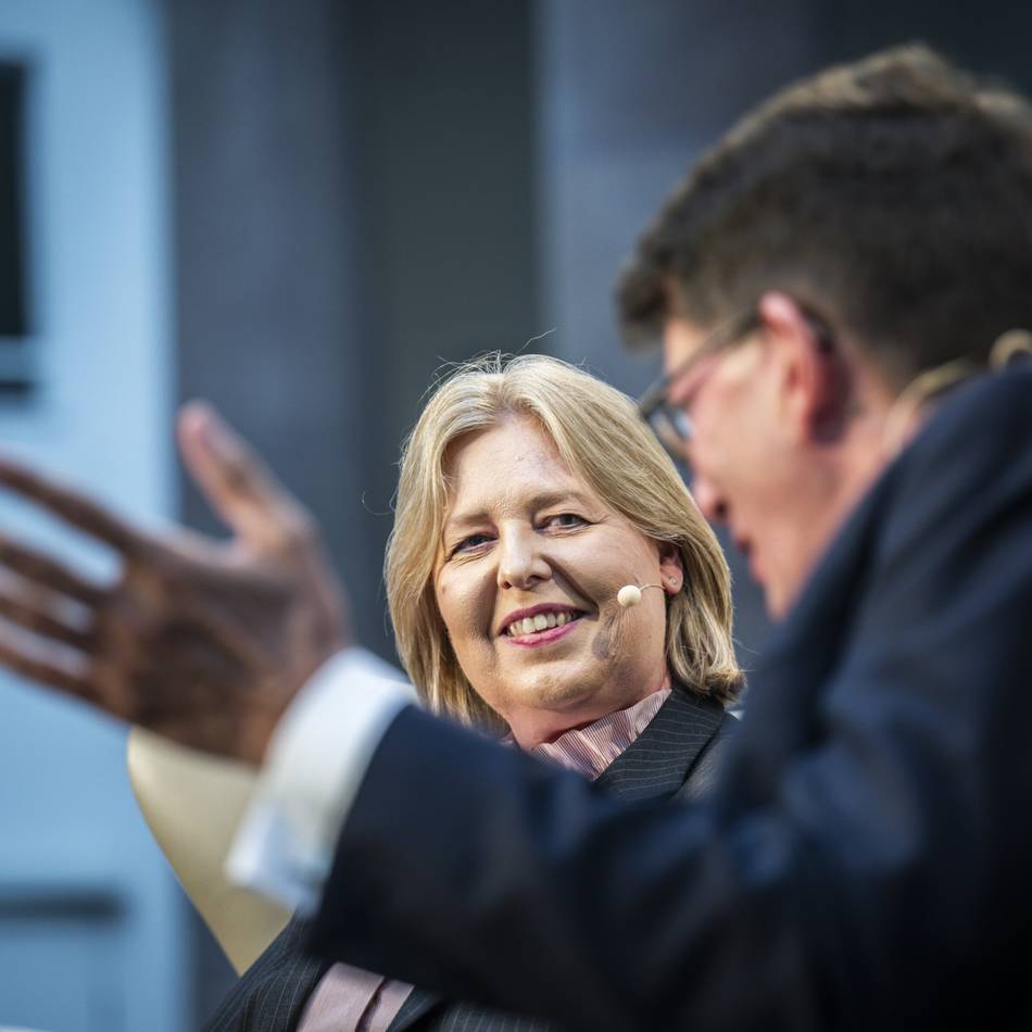 Netzwerken in Düsseldorf: Bundesministerin Bärbel Bas stellt sich den Fragen beim Ständehaus-Treff