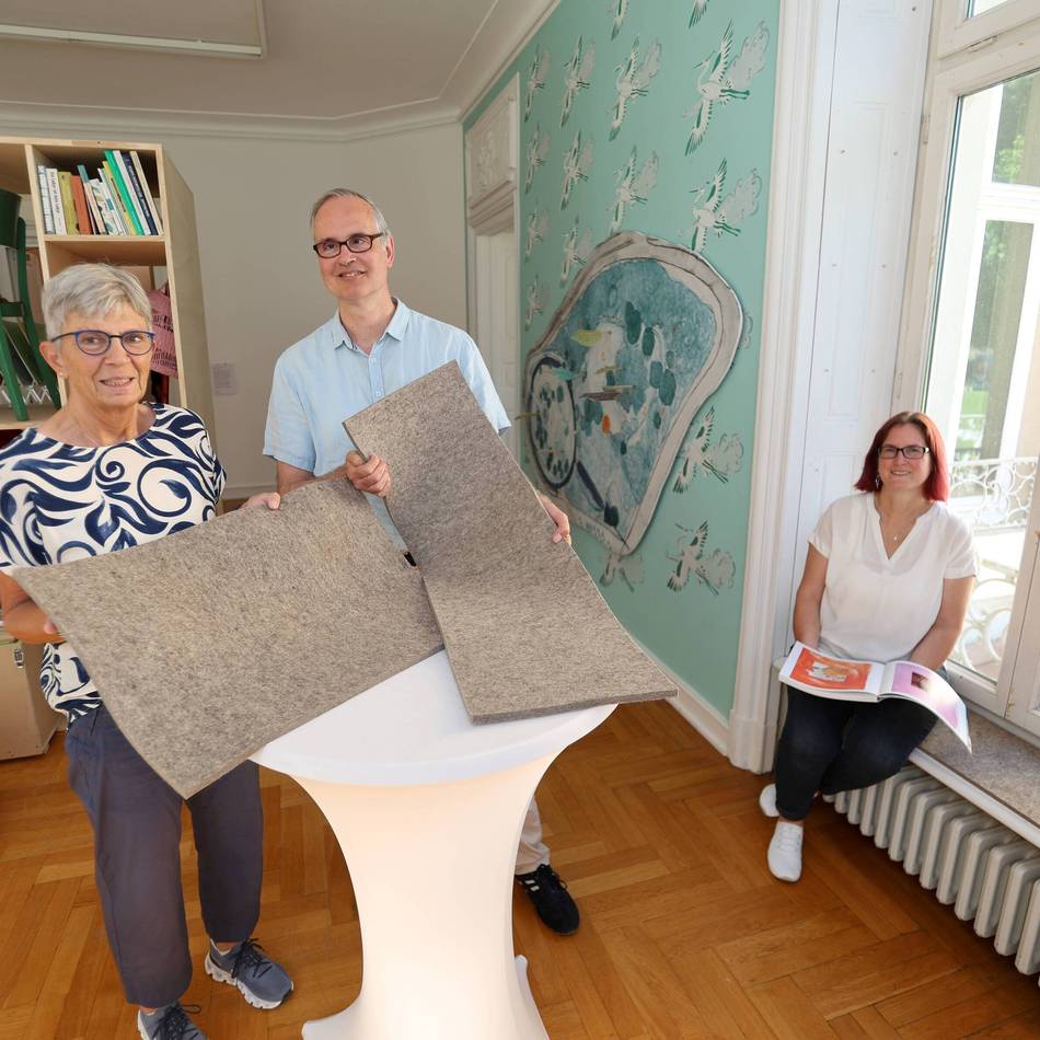 Museum Morsbroich in Leverkusen: Filzkissen für den besseren Blick auf die Kunst