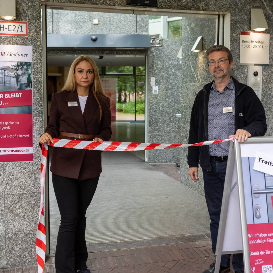 Protest in Krefeld: Wieso das Krankenhaus Maria Hilf am Freitag seine Türen schließt