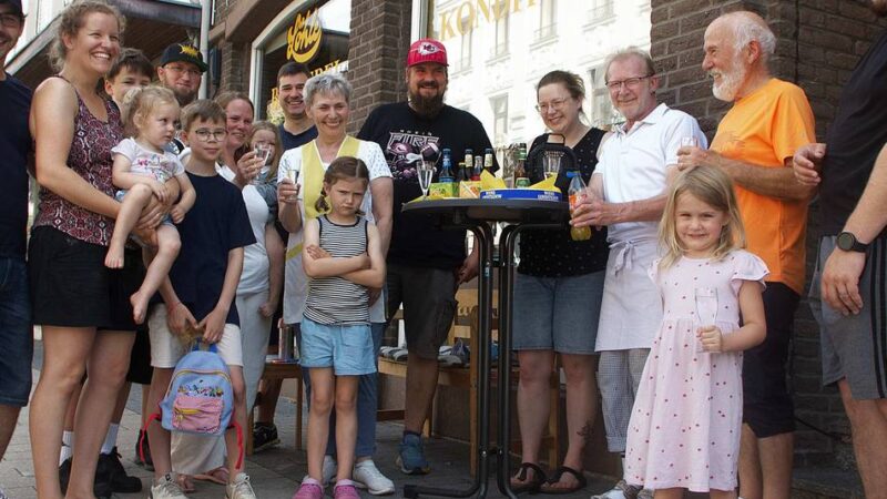 Letzter Tag bei der Rheinberger Bäckerei Löhle: Tschüss sagen Uschi und Ulli Löhle