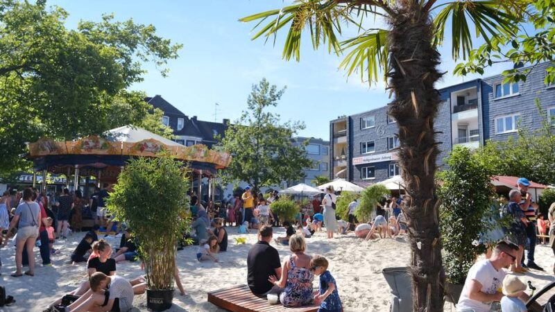 Kirchplatz wird Hobby-Arena: Der Countdown zum Stadtfest läuft