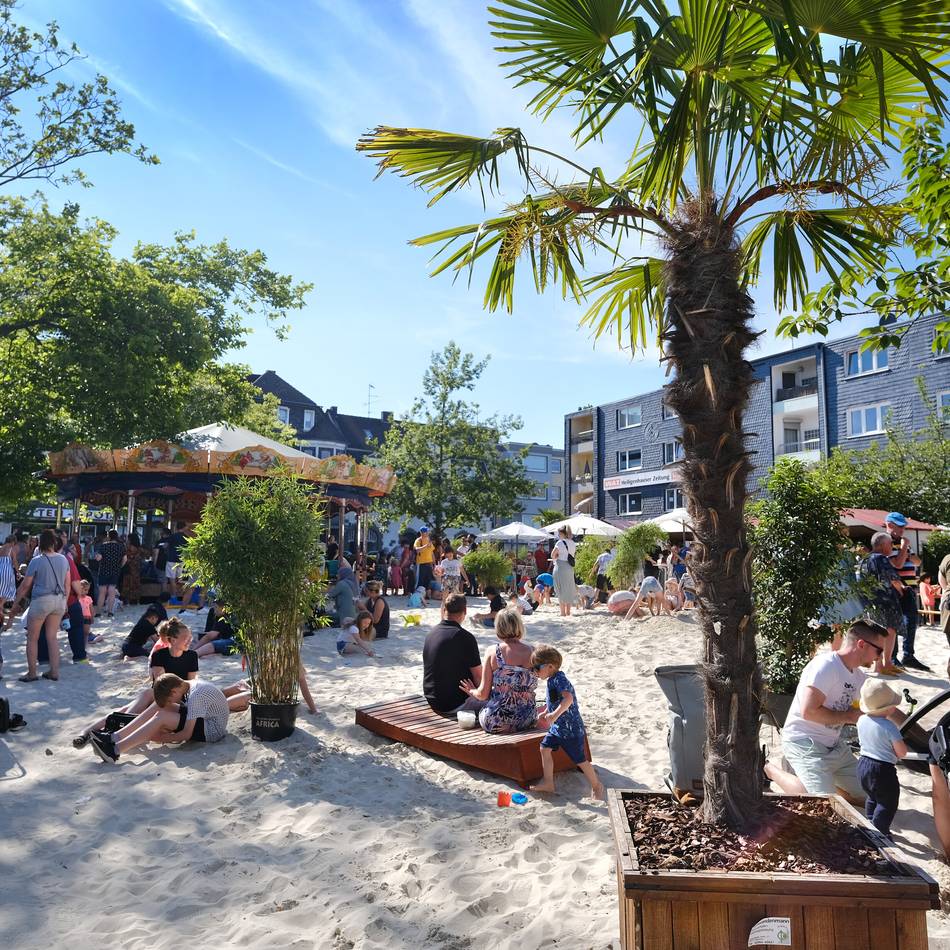 Kirchplatz wird Hobby-Arena: Der Countdown zum Stadtfest läuft