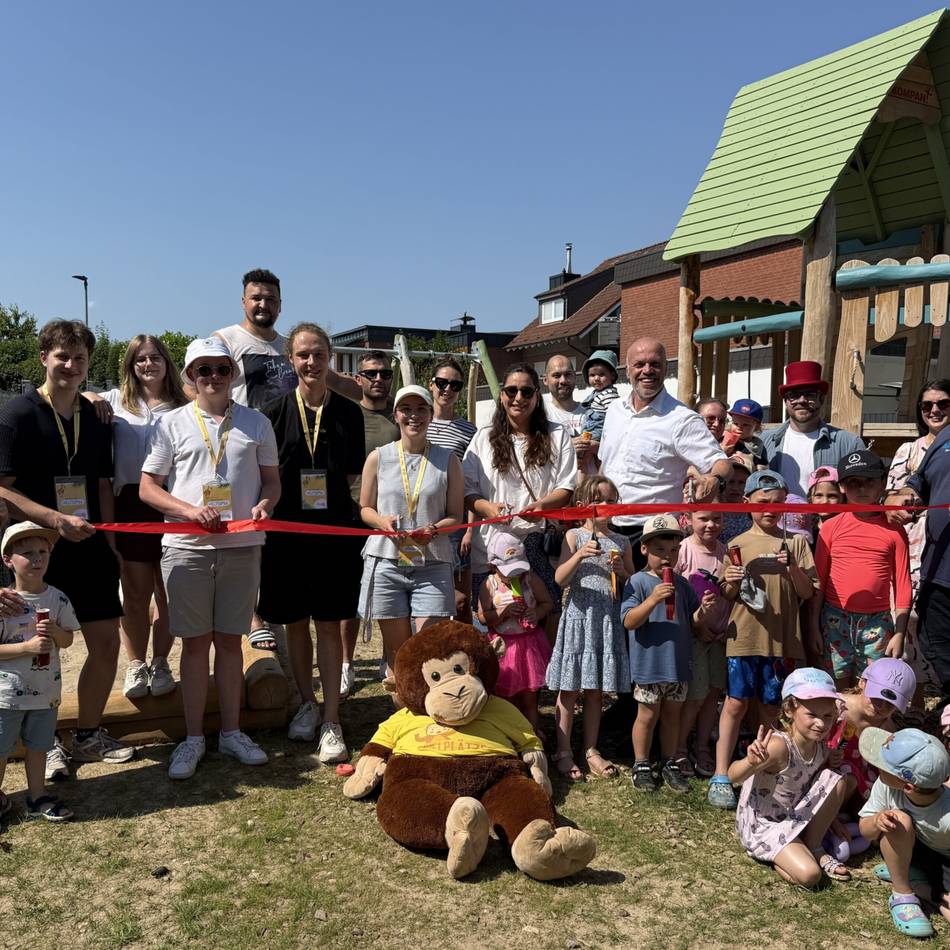 Kinder in Grevenbroich planten  mit: Neuer Spielplatz „Auf dem Griessen“ eröffnet