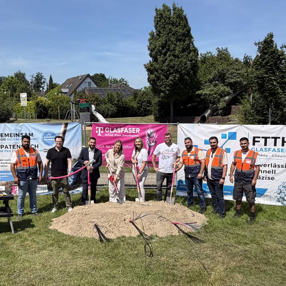 Schnelles Internet in Moers: Telekom startet Glasfaserausbau in Moers-Utfort