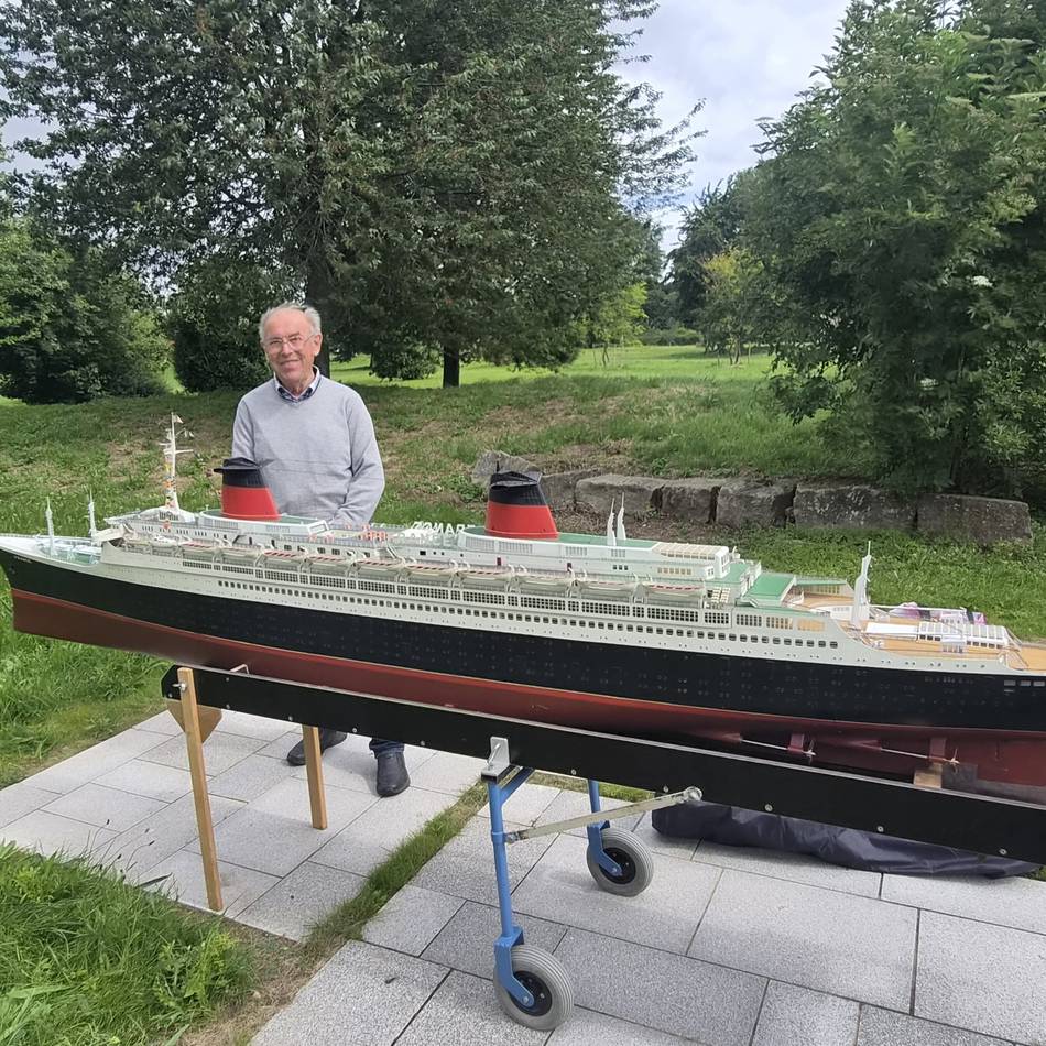 Ozeanriese „France“ begeistert auf der Laga: „So ein Schiff ist eigentlich nie fertig“