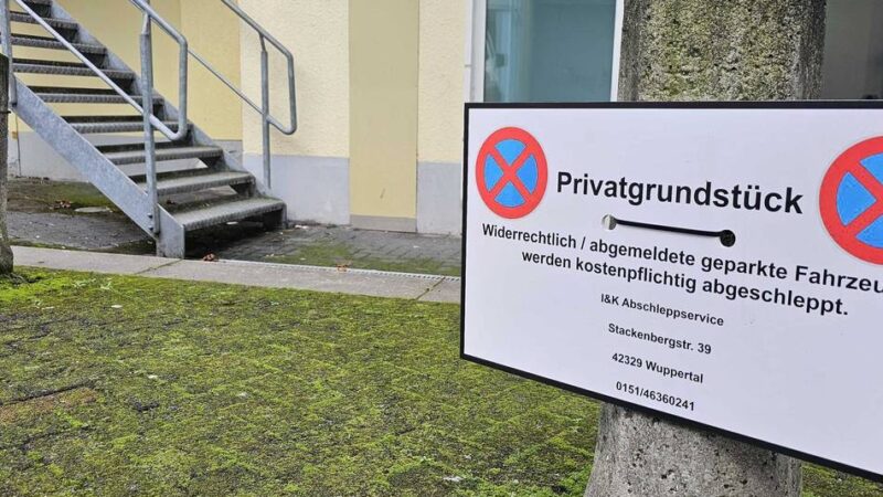 Gerichtsurteil nach Parkplatzstreit: Vorsicht, hier wird’s teuer – dieser Hildener Parkplatz kostet 270 Euro