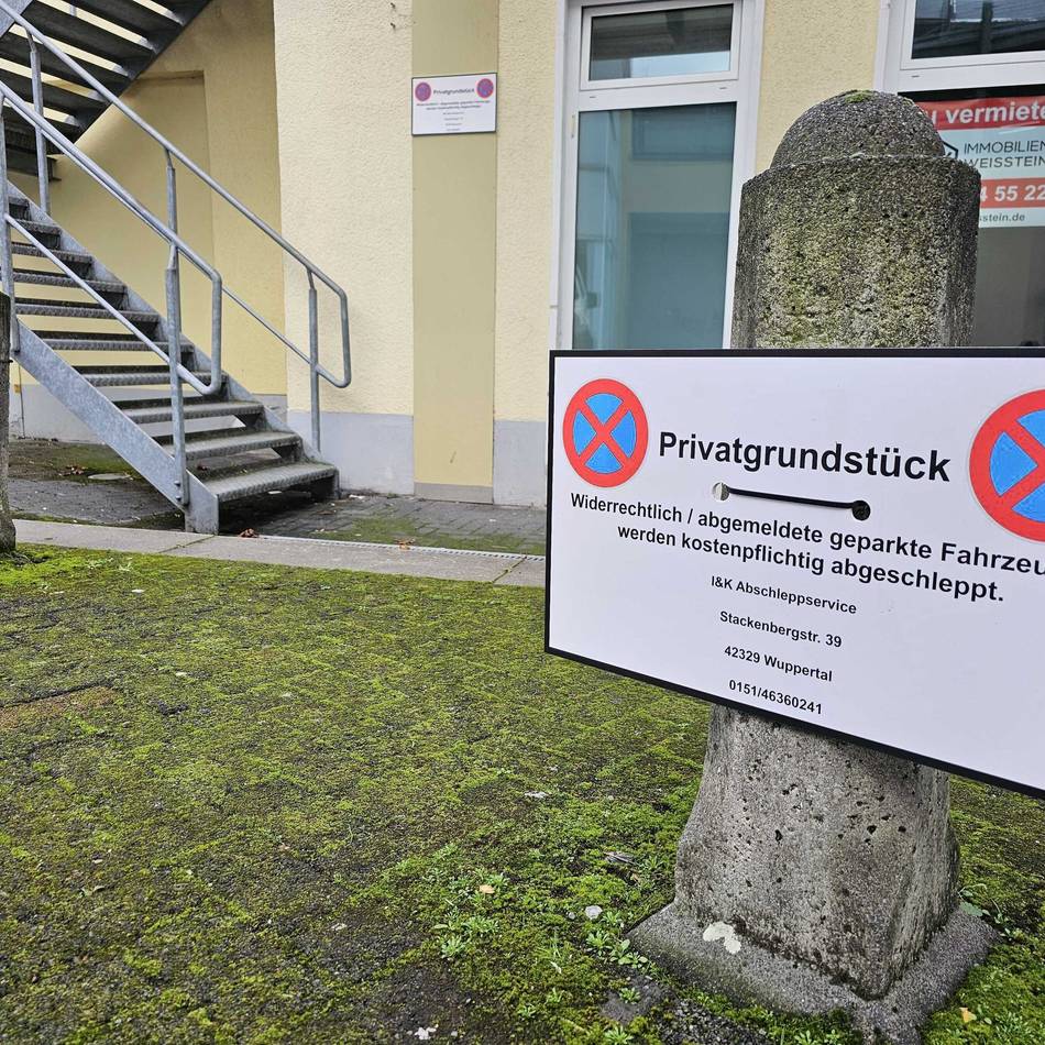 Gerichtsurteil nach Parkplatzstreit: Vorsicht, hier wird’s teuer – dieser Hildener Parkplatz kostet 270 Euro