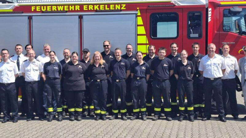 Feuerwehr Erkelenz: 14 Wehrleute schließen Grundausbildung ab