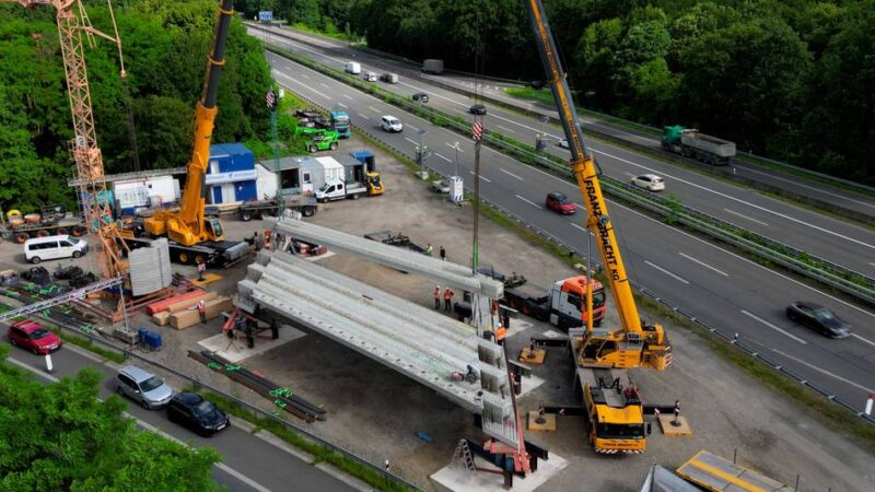 A516 in Oberhausen: Neue Brücke in nur sechs Monaten – dank Weltneuheit