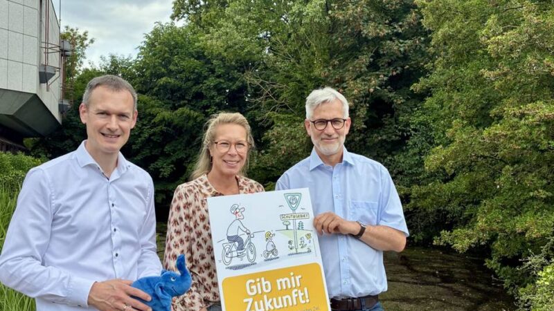 Plakat-Aktion in Düsseldorf: Kinderschutzbund startet Kampagne für Klimaschutz