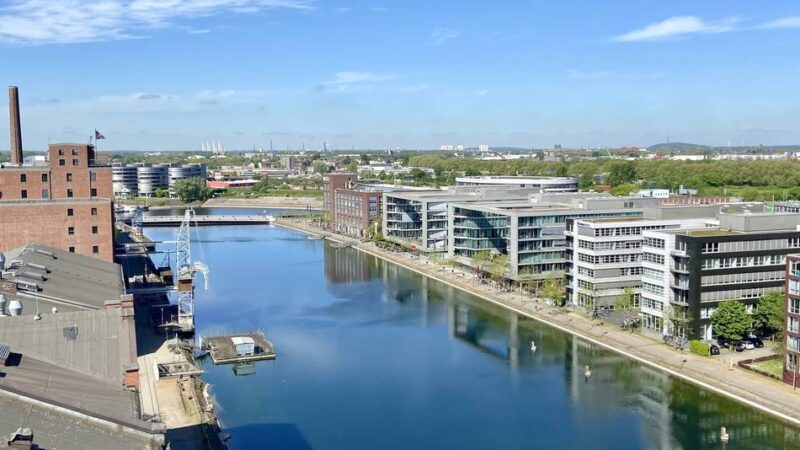 Baubeginn im vierten Quartal 2026: Neue Fußgängerbrücke für den Innenhafen geplant