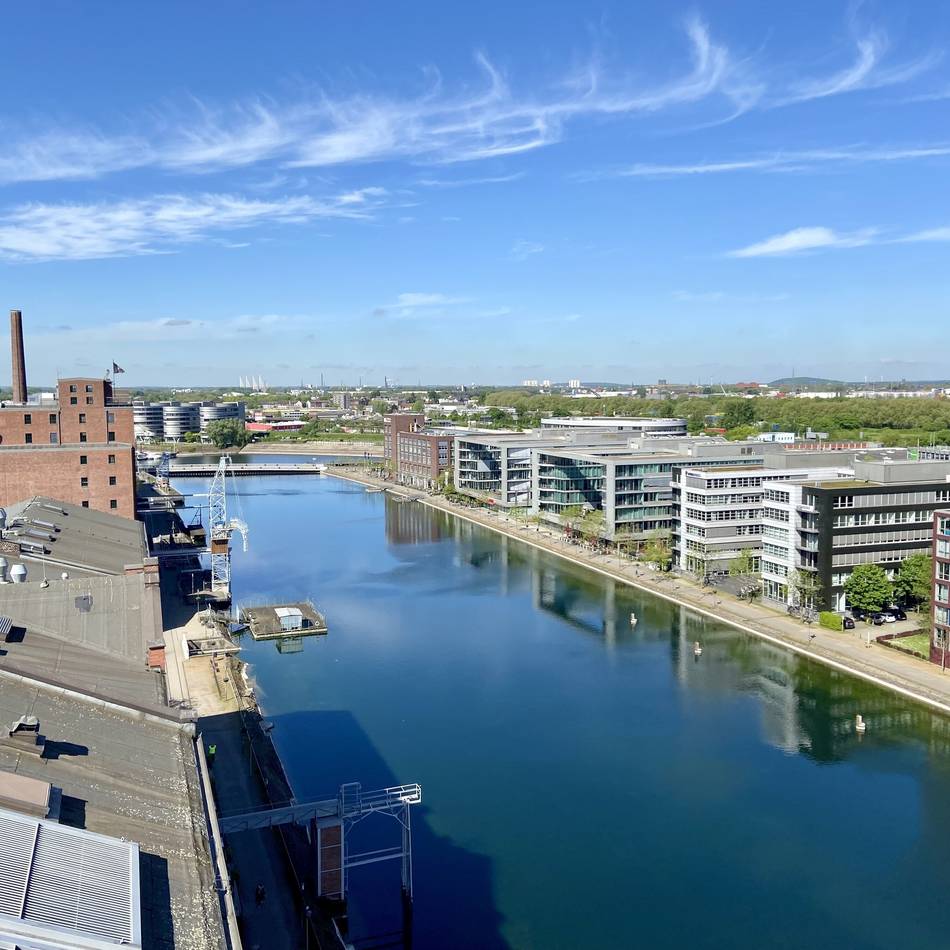 Baubeginn im vierten Quartal 2026: Neue Fußgängerbrücke für den Innenhafen geplant