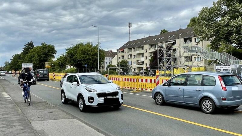 Hautpverkehrsachse in Mönchengladbach: Theodor-Heuss-Straße am Wochenende voll gesperrt