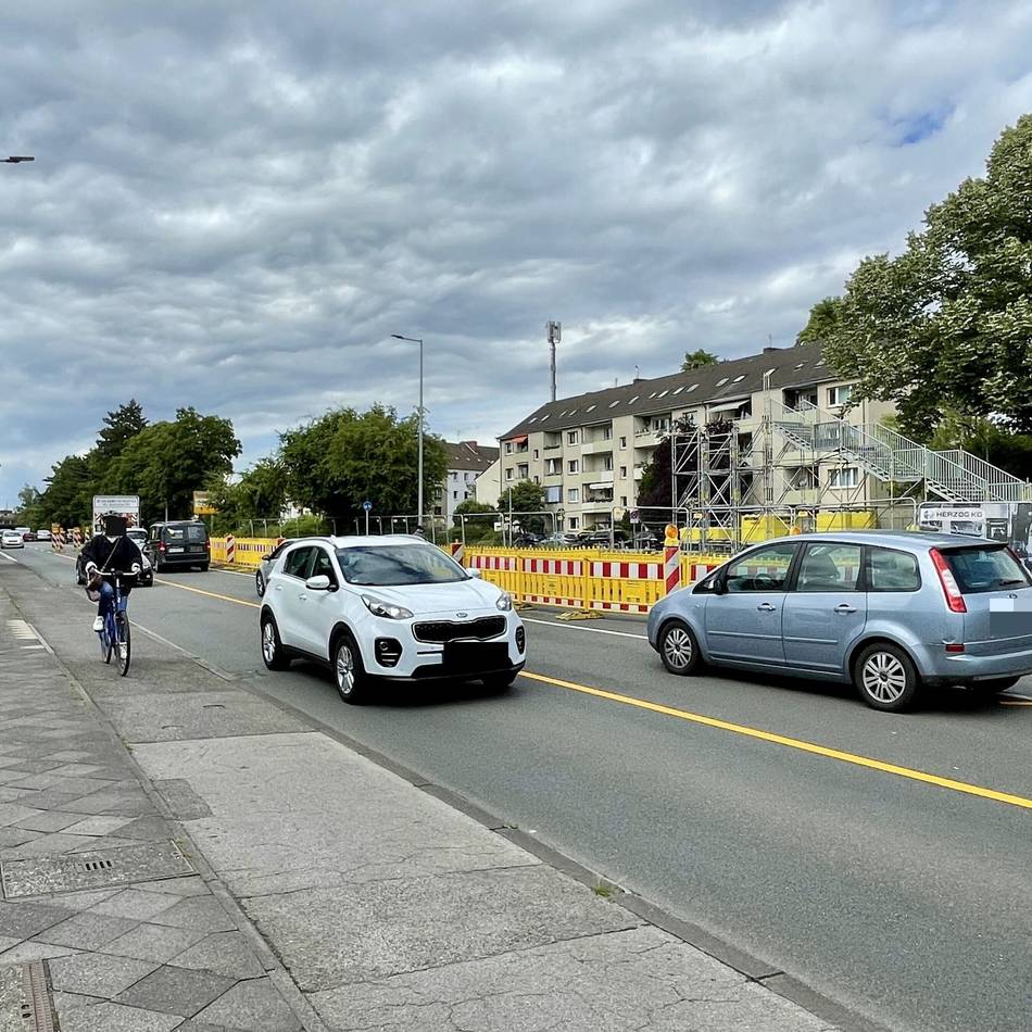 Hautpverkehrsachse in Mönchengladbach: Theodor-Heuss-Straße am Wochenende voll gesperrt