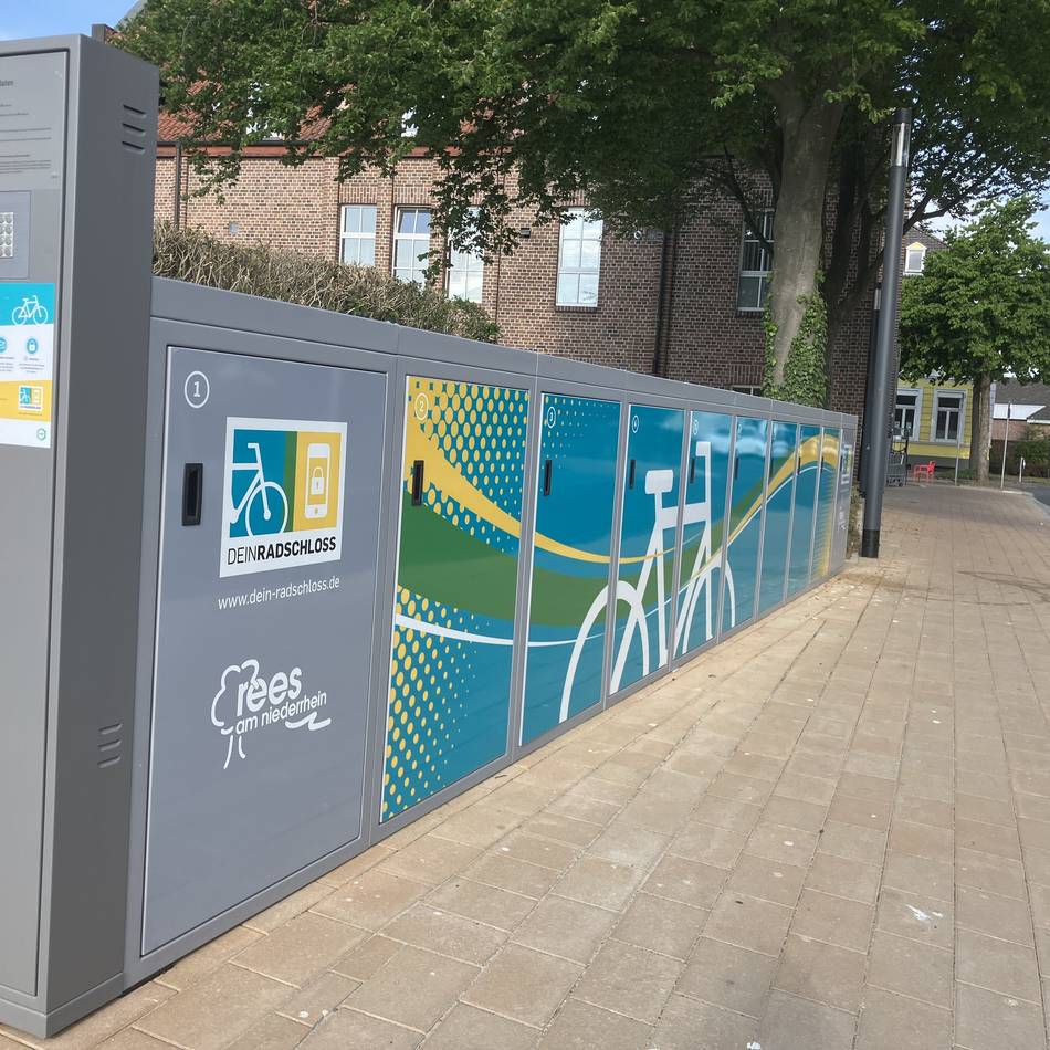 Mobilstation am Reeser Busbahnhof: So funktioniert die Fahrradgarage am Busbahnhof