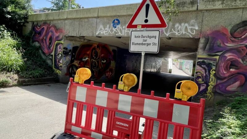 Unterführung in Mönchengladbach: 24 Lichtstreifen gegen „Angstraum“ am Geropark