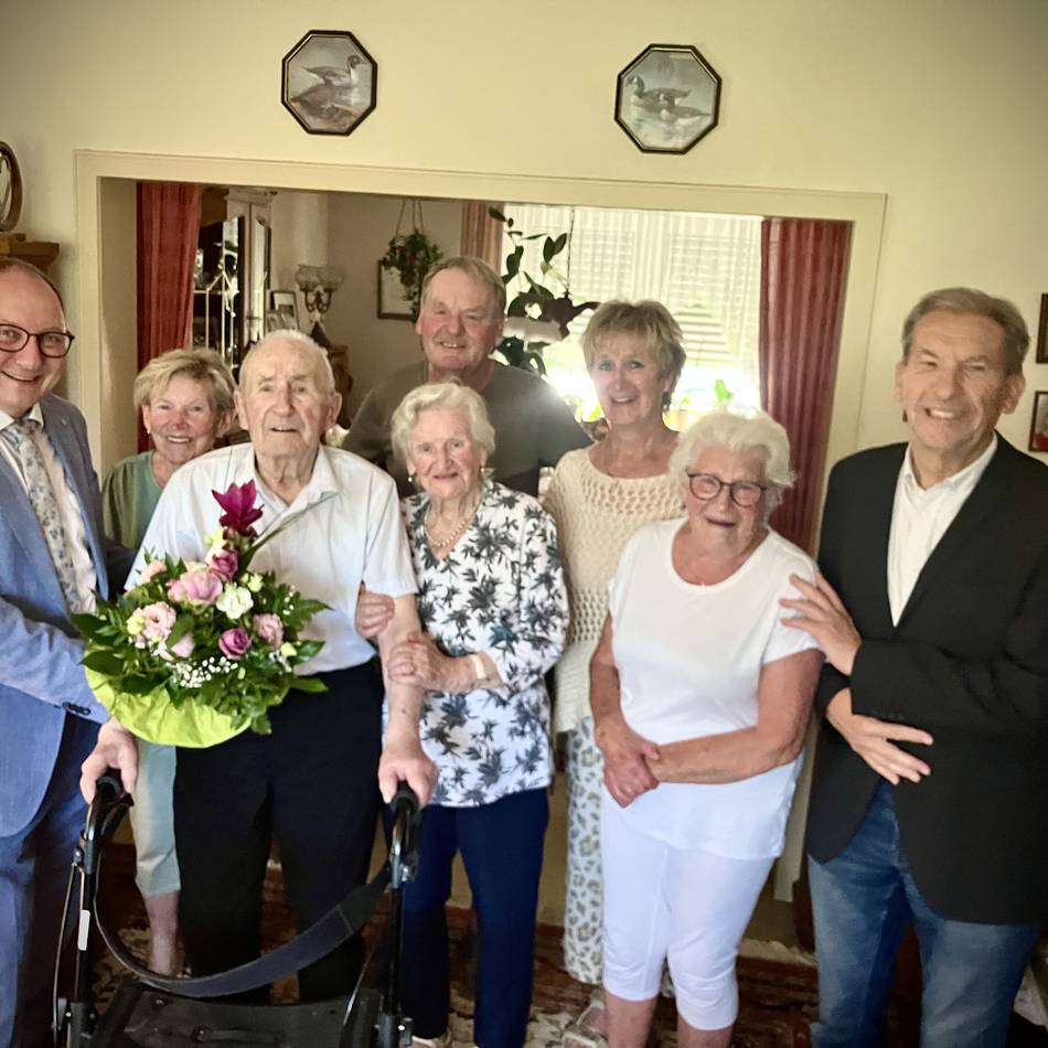 Kronjuwelenhochzeit in Rees-Millingen: Liebe auf den ersten Blick – seit 75 Jahren