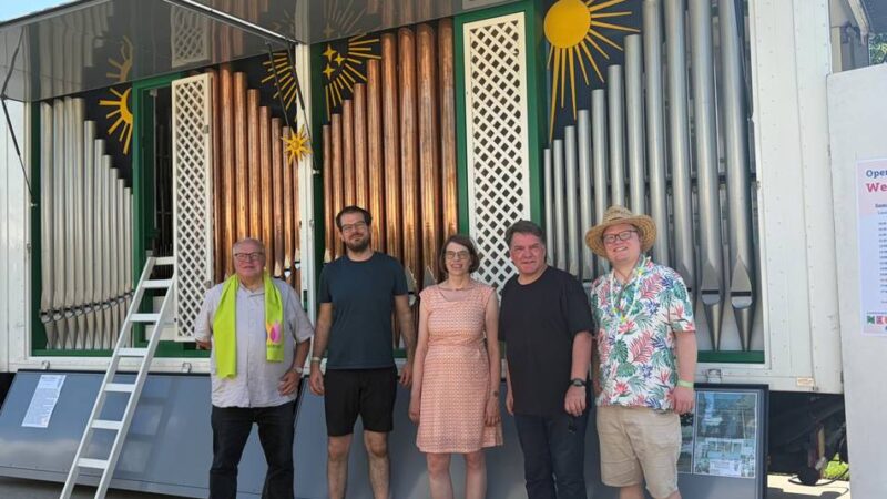 Musik in Neuss: Lkw-Orgel begeistert Besucher der Laga