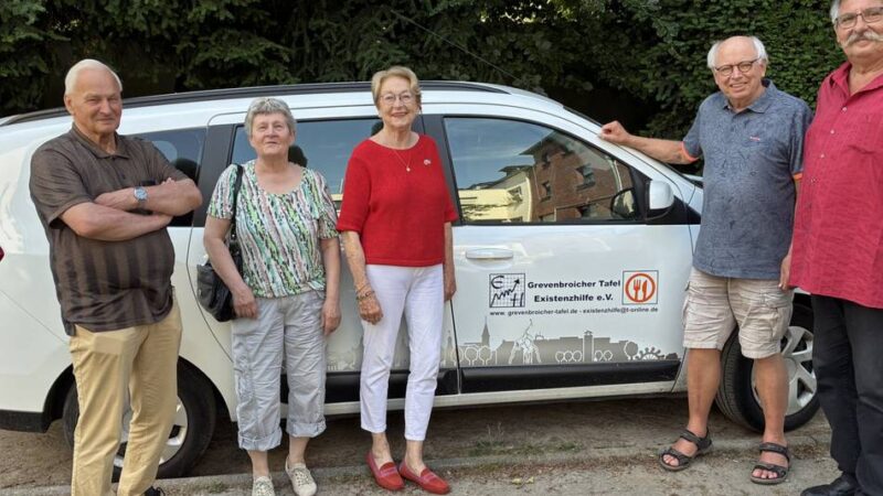 Städtepartnerschaft mit Peel en Maas: Niederländer besuchen Tafel in Grevenbroich