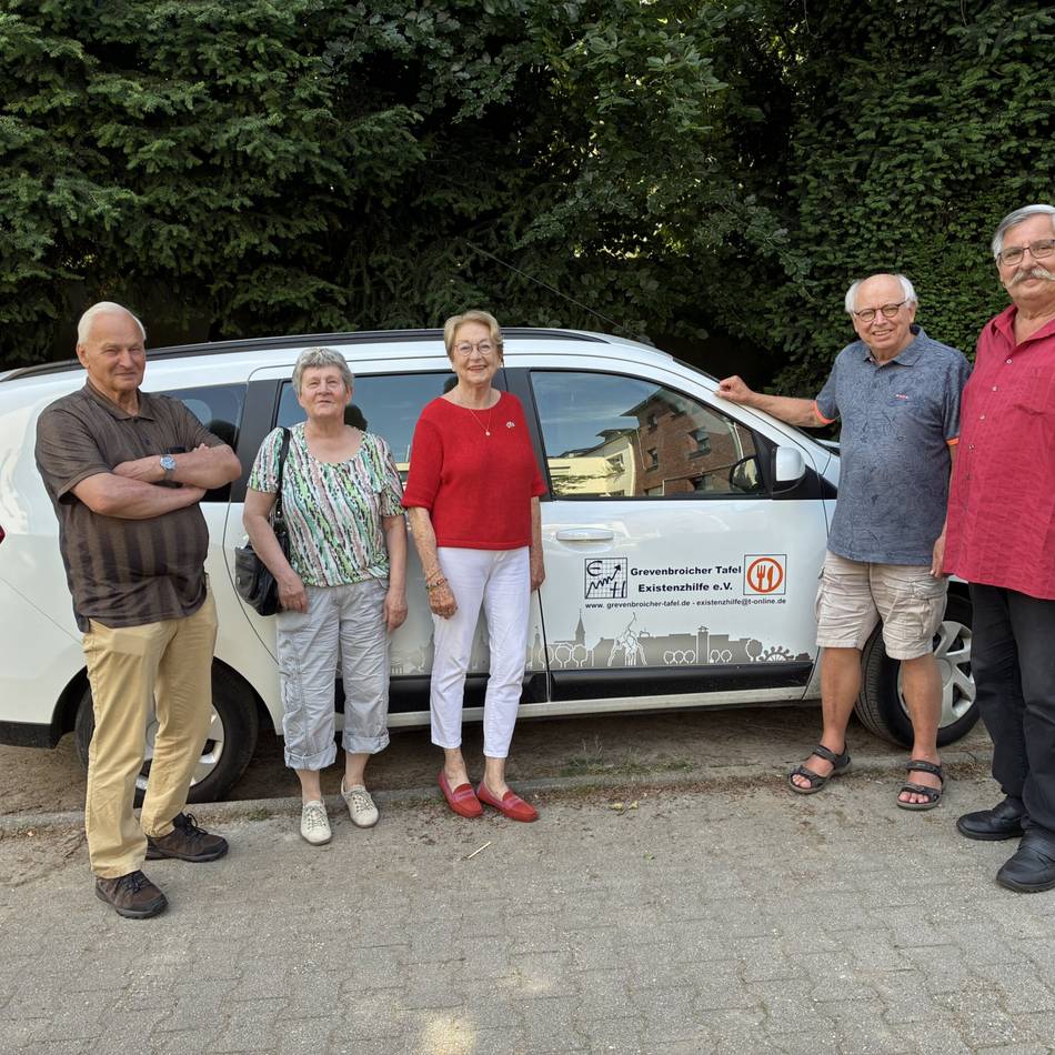 Städtepartnerschaft mit Peel en Maas: Niederländer besuchen Tafel in Grevenbroich
