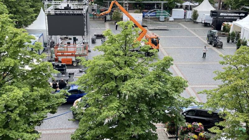 Fußball-Sommer in Goch: Alle Augen auf den Videowürfel
