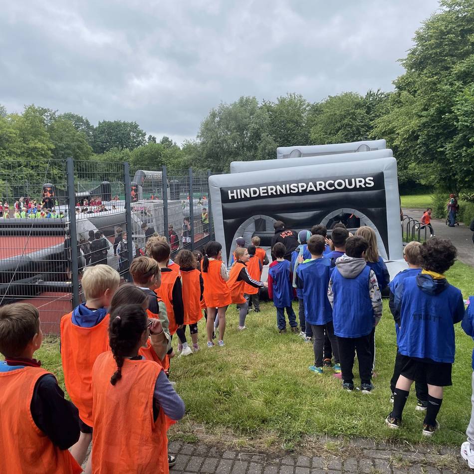 Kinder in Mettmann: Sportevent machte Grundschule Beine