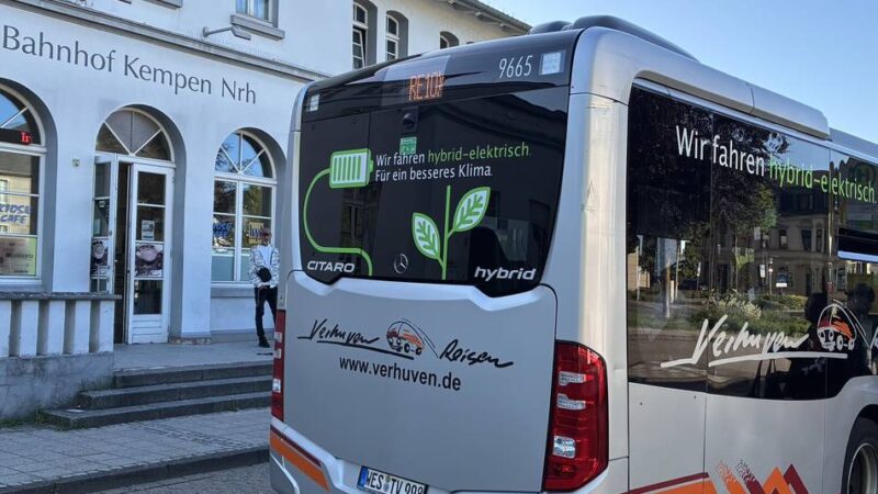 Pendler sind zum Wochenstart genervt: Wegen Bauarbeiten – Niersexpress fällt auch zwischen Krefeld und Kempen aus