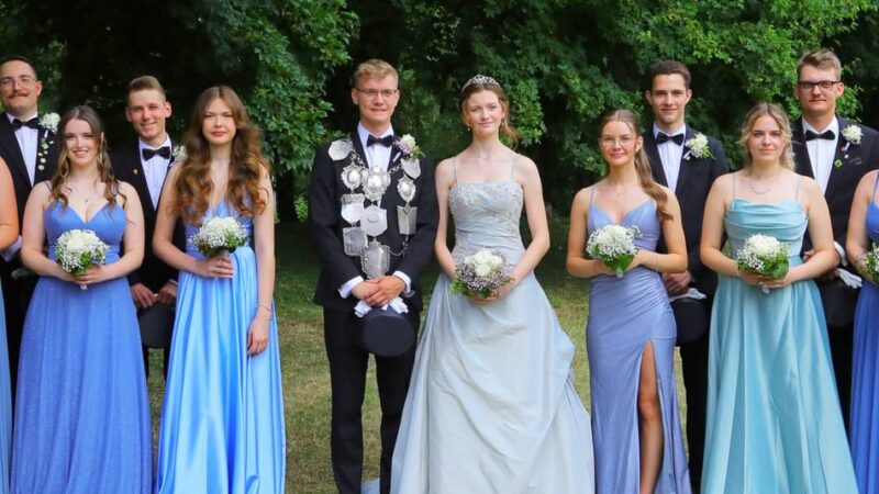 Schützenfest in Alpen: Das ist der neue Thron der Junggesellen
