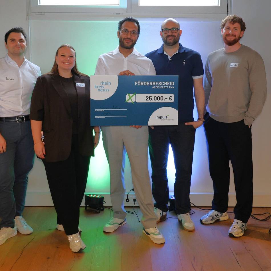 Auszeichnung für junge Unternehmer: KI-Lösung für den Mittelstand – Start-up gewinnt Förderung in Meerbusch