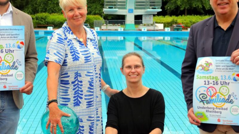 Familiade am Samstag in Rheinberg: Spaß für die ganze Familie im Underberg-Freibad