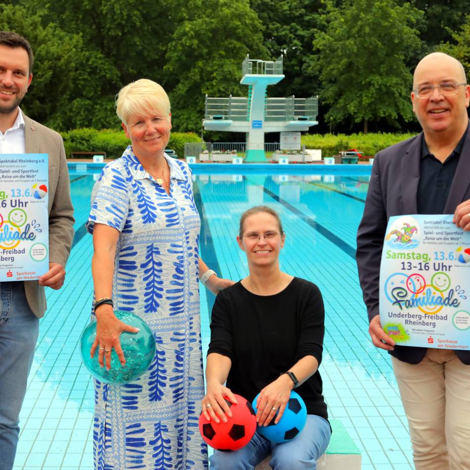 Familiade am Samstag in Rheinberg: Spaß für die ganze Familie im Underberg-Freibad