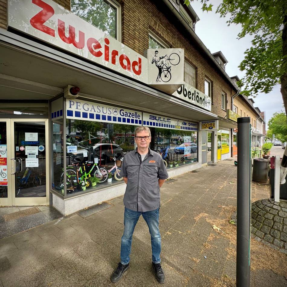 Neusser Fahrradhändler schließt nach 50 Jahren: „Ich habe auch mit gebrochenem Fuß gearbeitet“