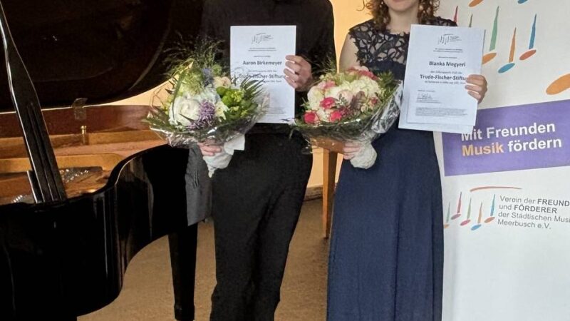 Musikschule Meerbusch: 16-Jährige gewinnen renommierten Klavierförderpreis