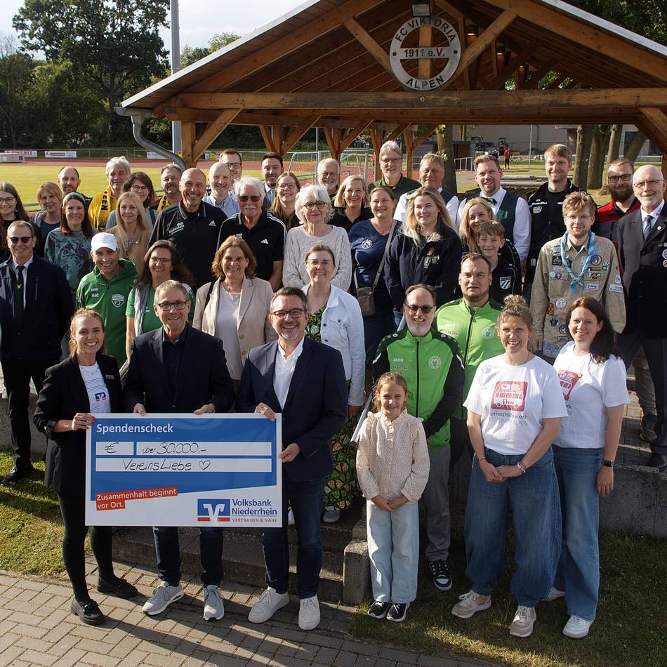 Aktion von Volksbank Niederrhein und Rheinische Post: „Gewinner sind Sie alle“ – Sieger der VereinsLiebe werden geehrt