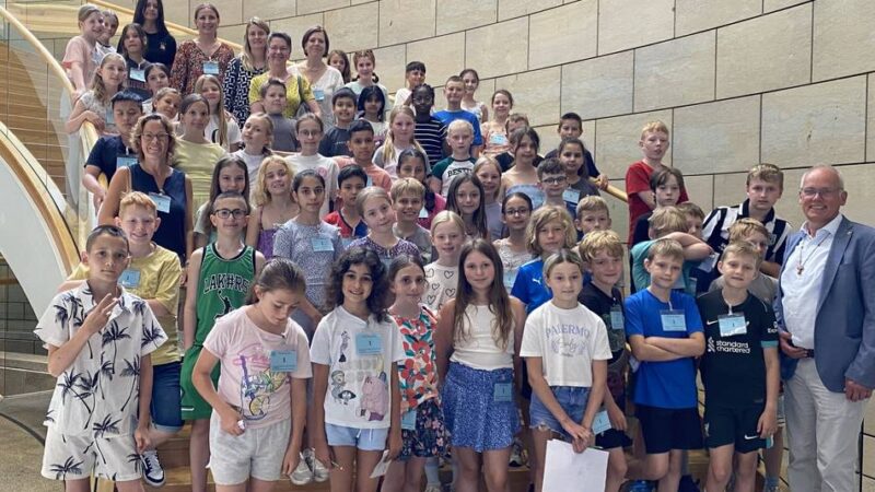 Grundschule Herrenhauser Straße: Mettmanner Grundschüler lernen Demokratie hautnah