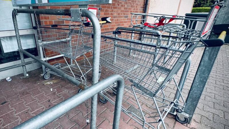Hoher finanzieller Schaden in Neuss: „Im November hatten wir 60 Einkaufswagen, jetzt sind es nur noch fünf“